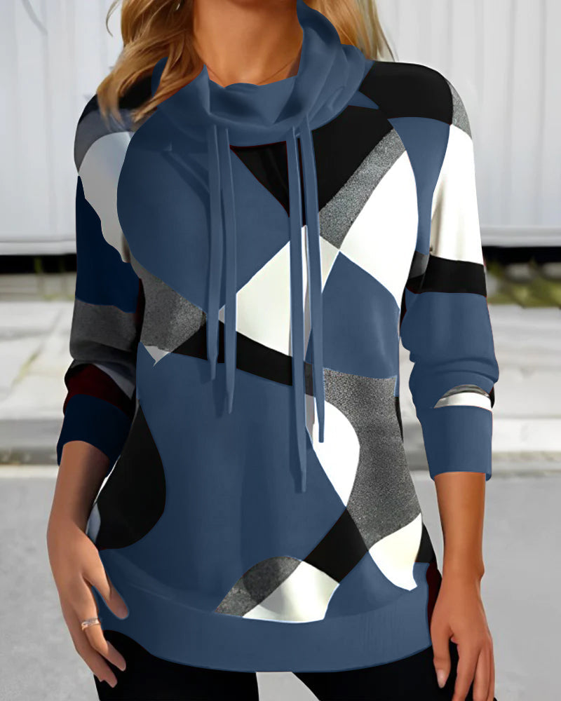 Moderner Kragenpullover