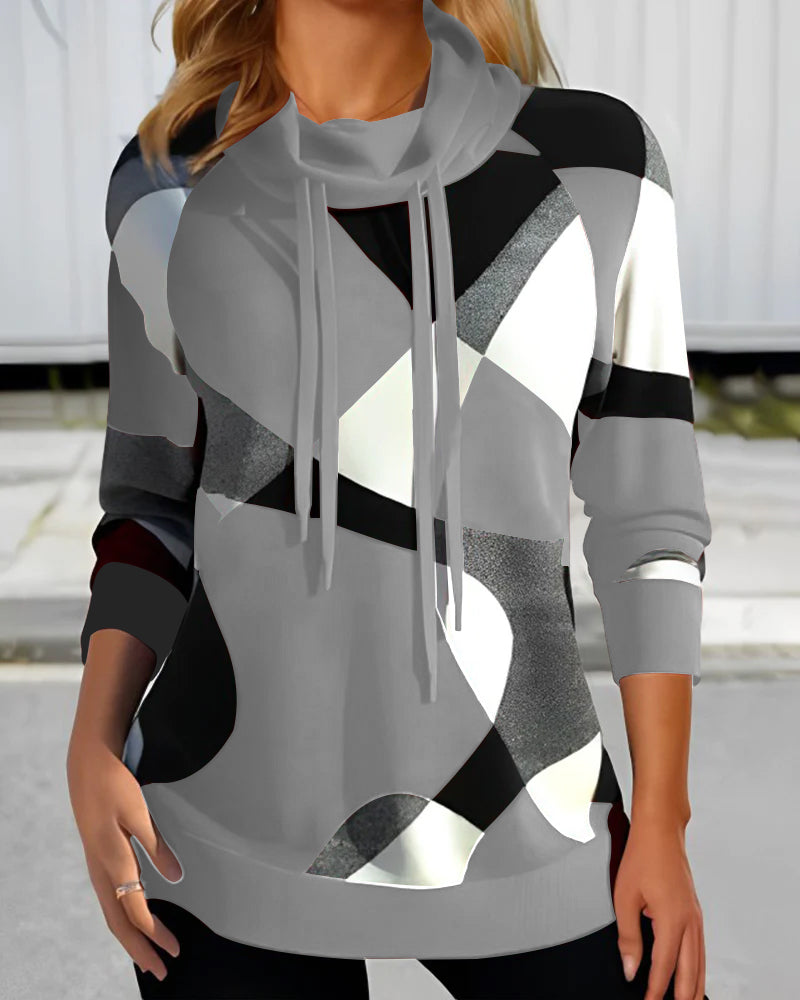 Moderner Kragenpullover