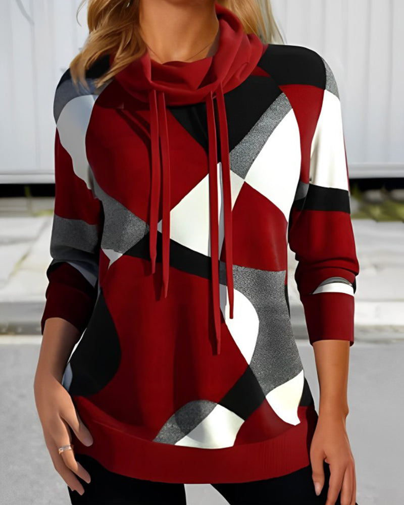 Moderner Kragenpullover