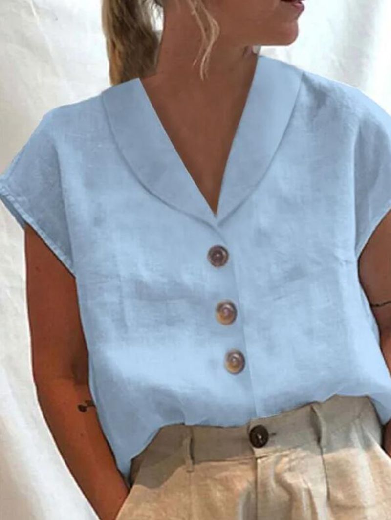 Modische Kragenbluse für Frauen