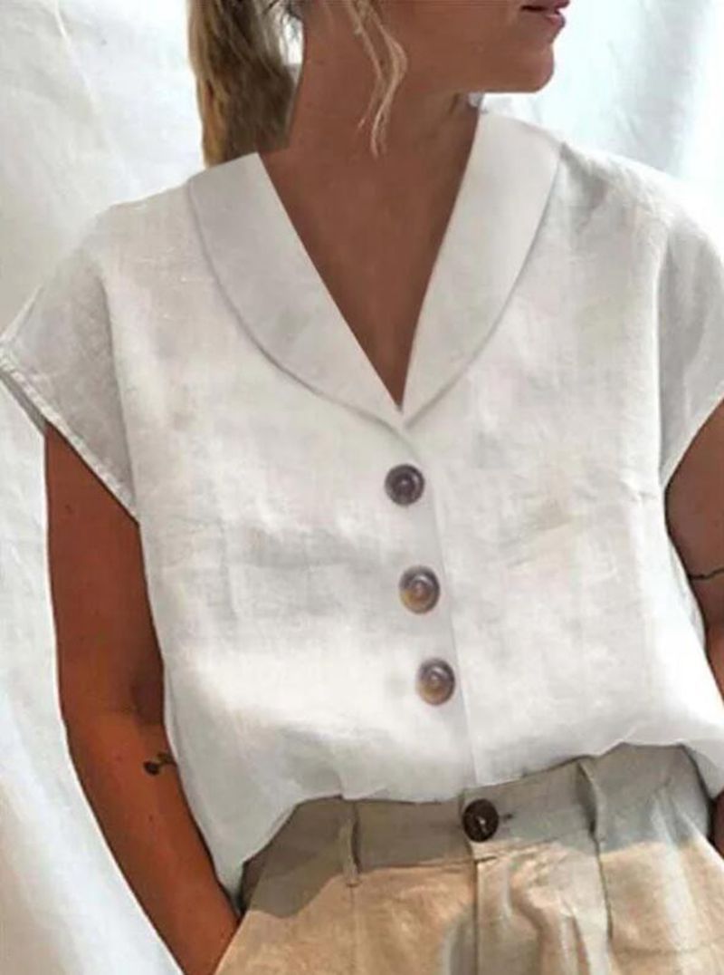 Modische Kragenbluse für Frauen
