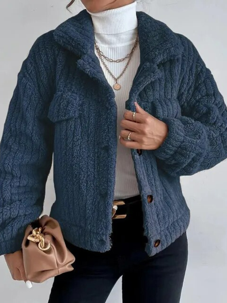 Modische Teddyjacke Damen