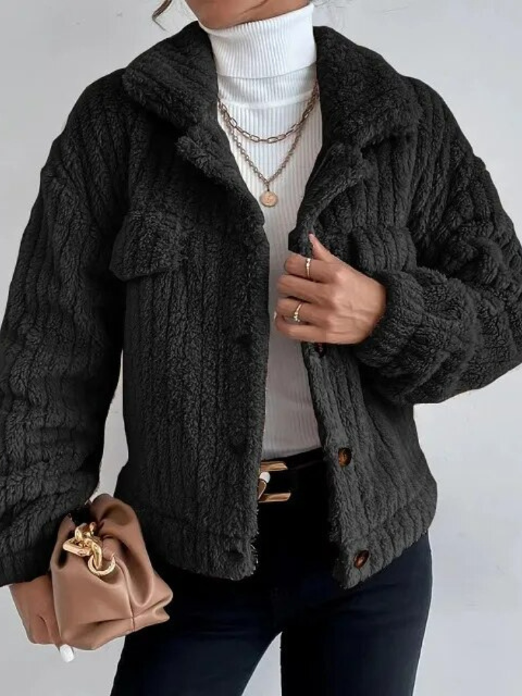 Modische Teddyjacke Damen