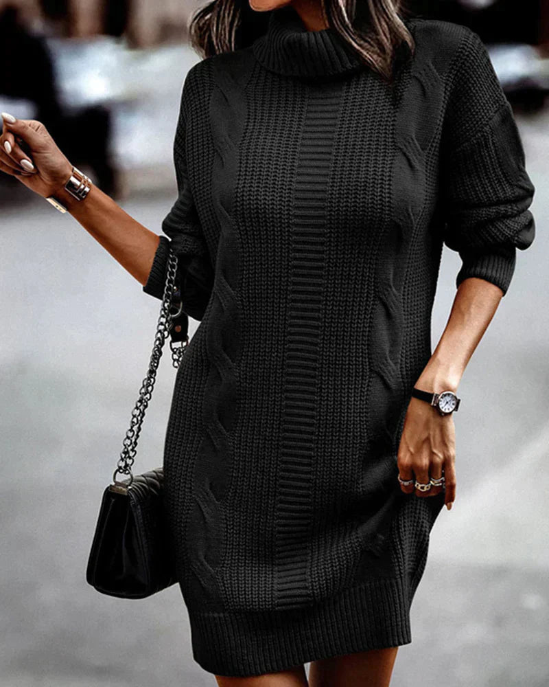 Modisches Strickkleid für Frauen