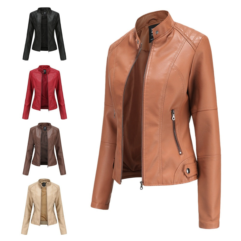 Motorradjacke Damen | Frontreißverschluss & Figurbetonter Schnitt