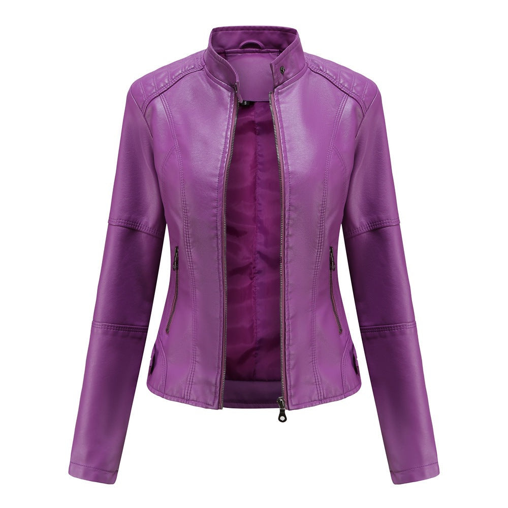 Motorradjacke Damen | Frontreißverschluss & Figurbetonter Schnitt