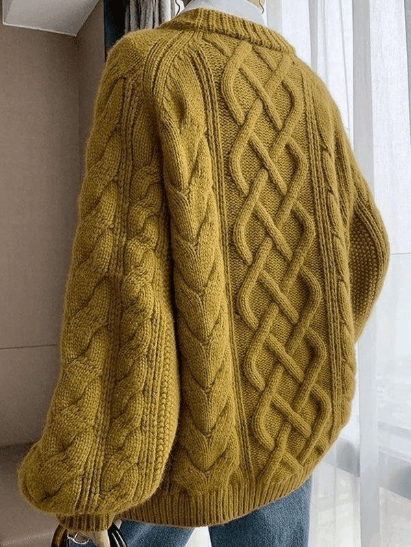 Natalia - Übergroßer Strickpullover