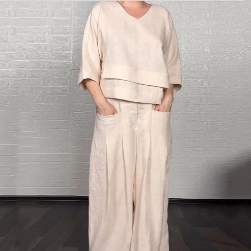 Noa | Elegantes Minimalistisches Zweiteiliges Ensemble 2