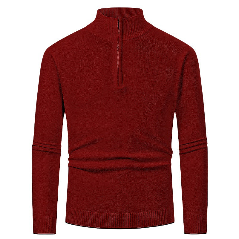 Half-Zip Pullover Herren | Stehkragen & Rippbündchen 11