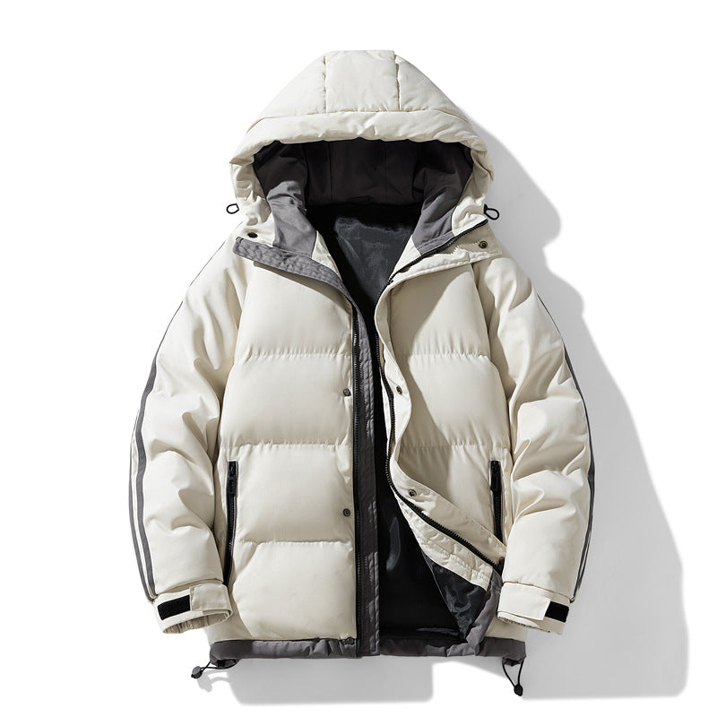 Winterjacke Herren | Kontraststreifen & Warme Wattierung 4