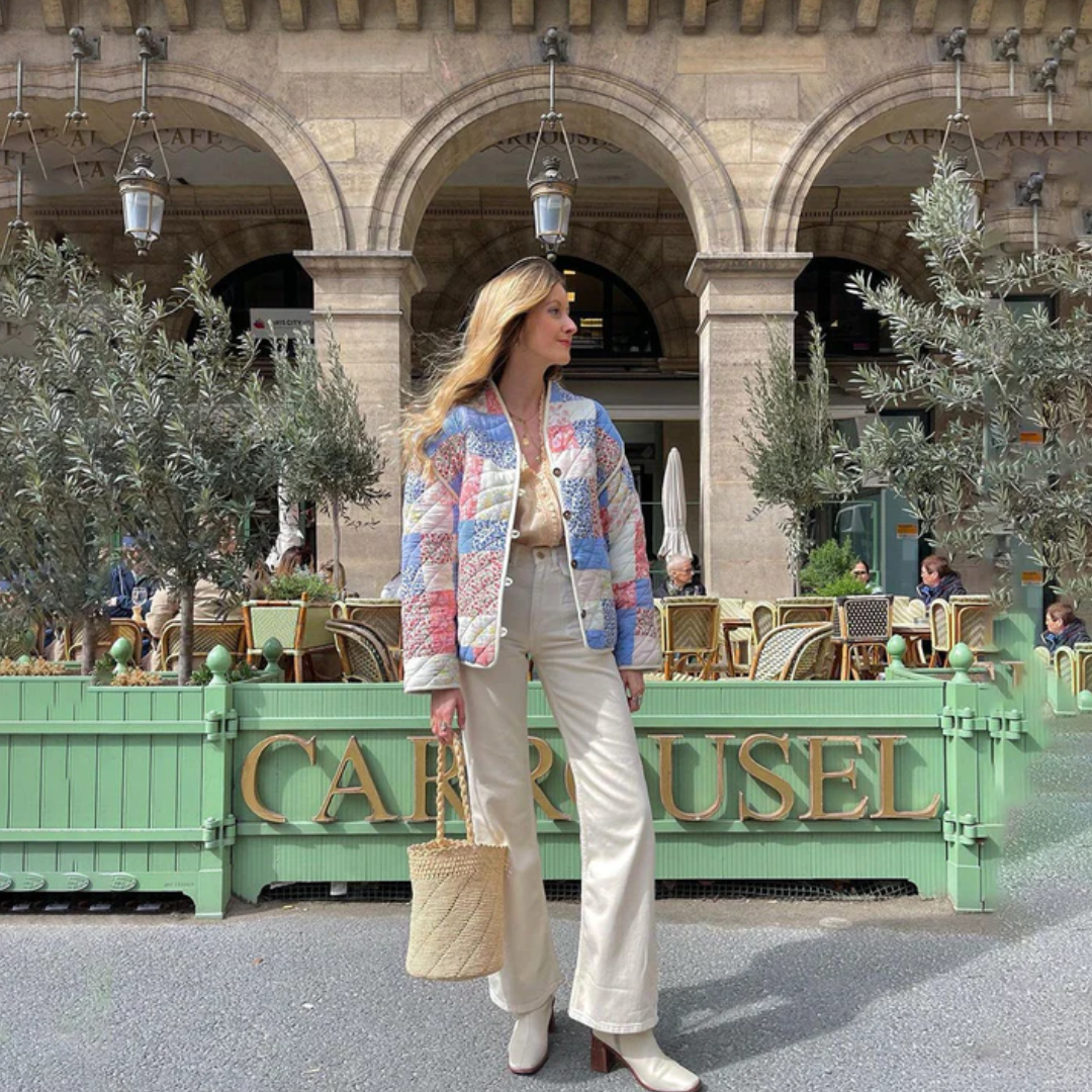 Odettei | Damen Blumen Jacke | Frühling