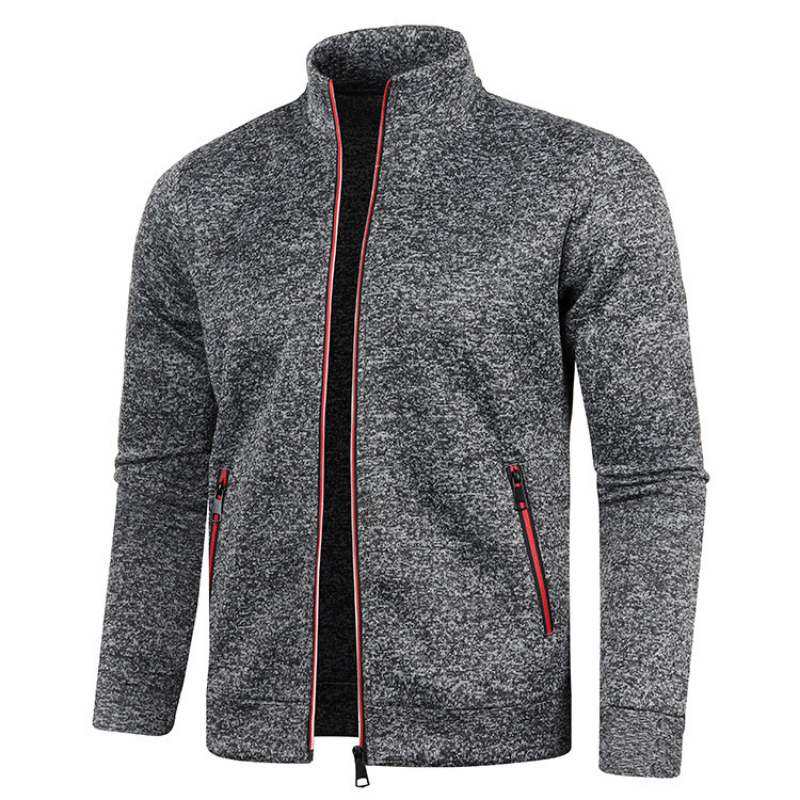 Strickjacke Herren | Stehkragen & Wärmend