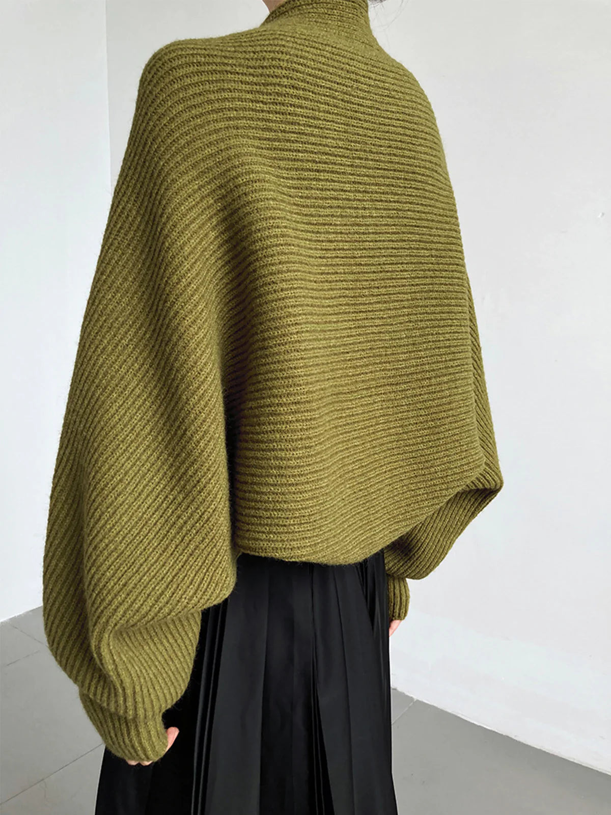 Olivia - Schicker und Bequemer Offener Shrug-Pullover