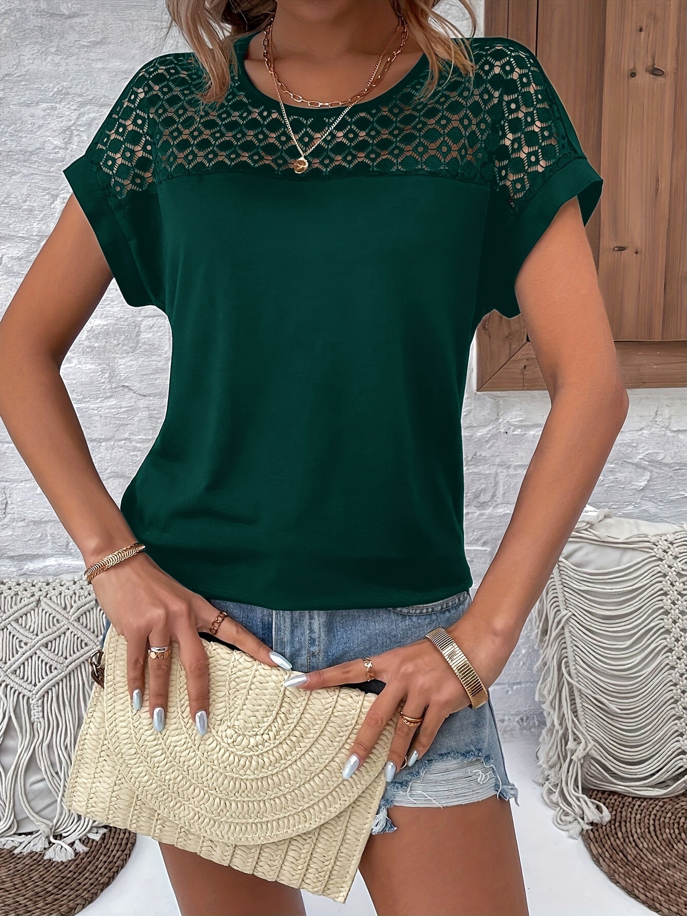 Olivia™ - Stilvolles Batwing T-Shirt 4