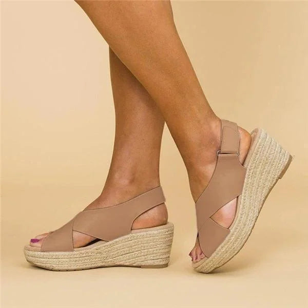 Komfortable Orthopädische Keilabsatz-Espadrilles - Clara 1
