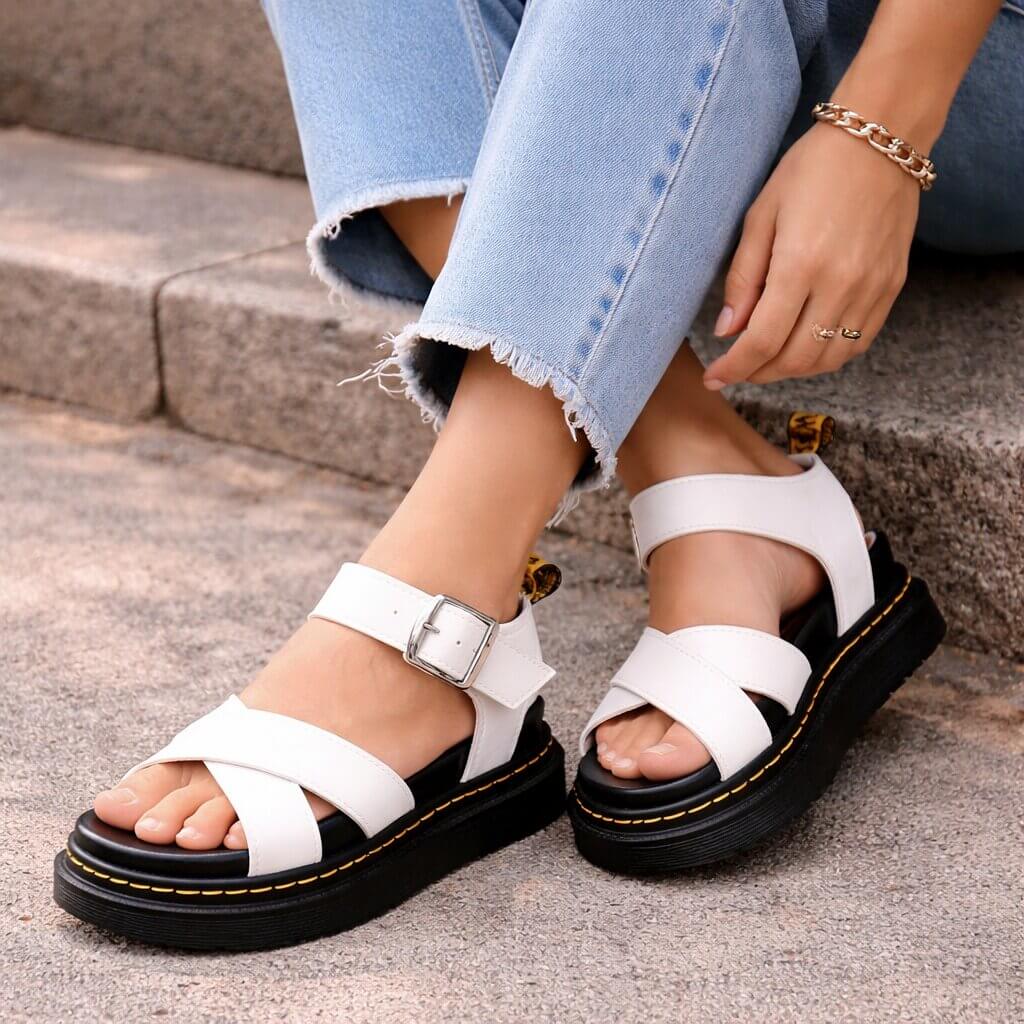 Orthopädische Sandalen Damen | Plateau & Druckentlastender Komfort