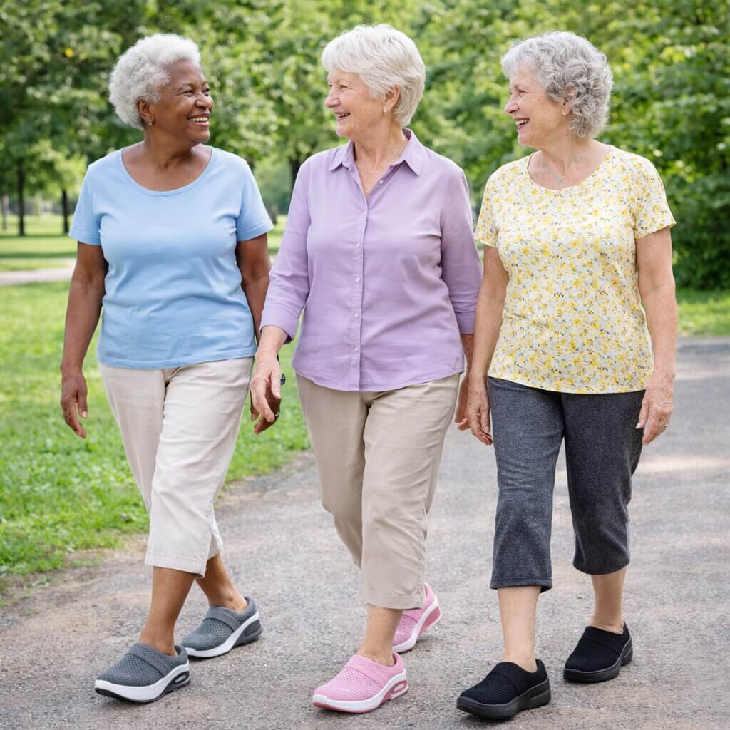 Orthopädische Schuhe Damen | Breite Passform & Weiches Abrollen