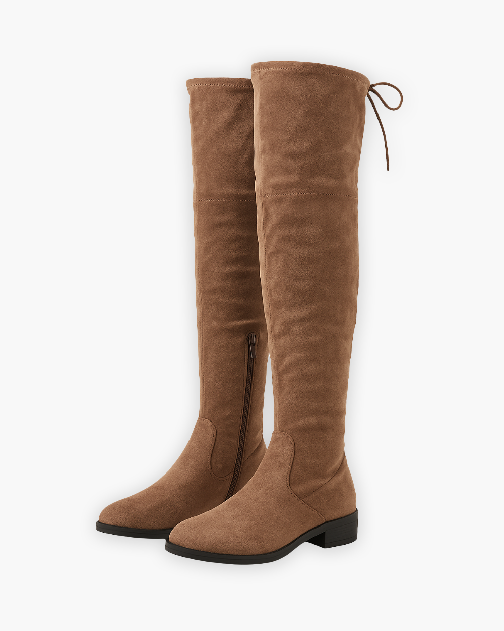 Overknee Stiefel Damen | Flach & Bequem 2
