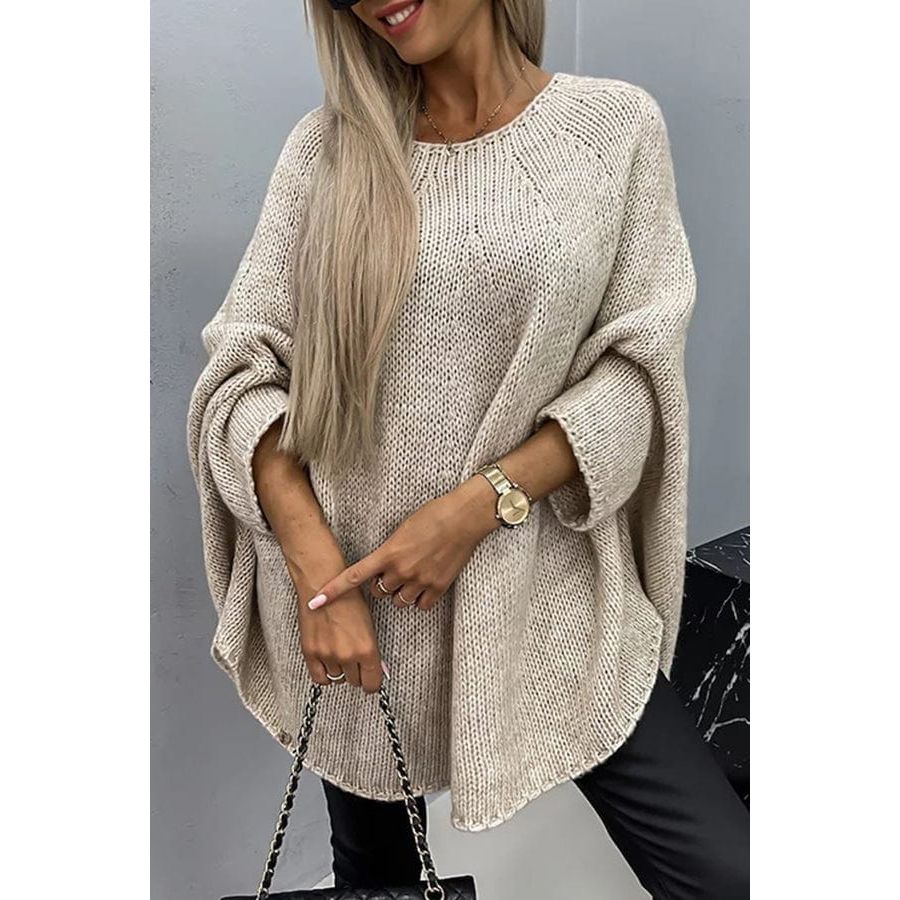 Oversized Spätsommer-Pullover