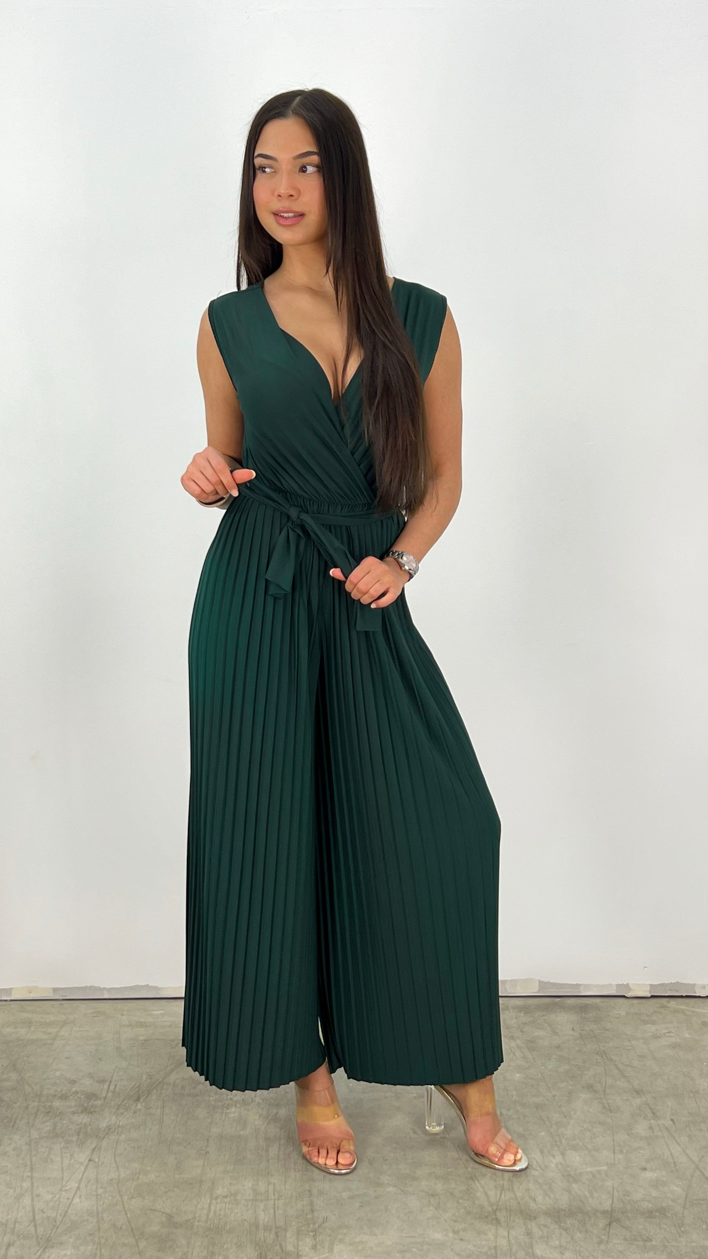 PLISSEE JUMPSUIT