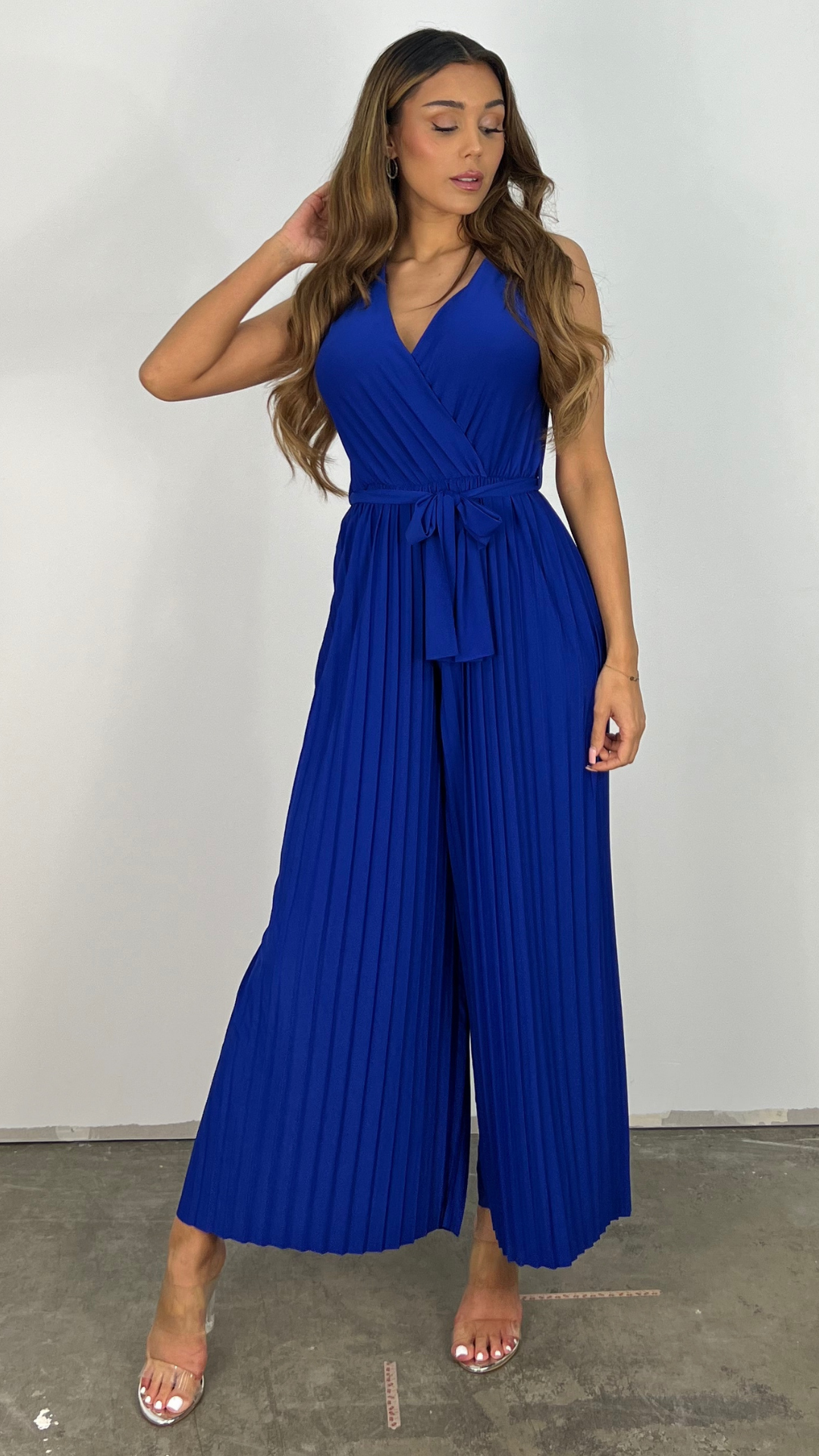 PLISSEE JUMPSUIT