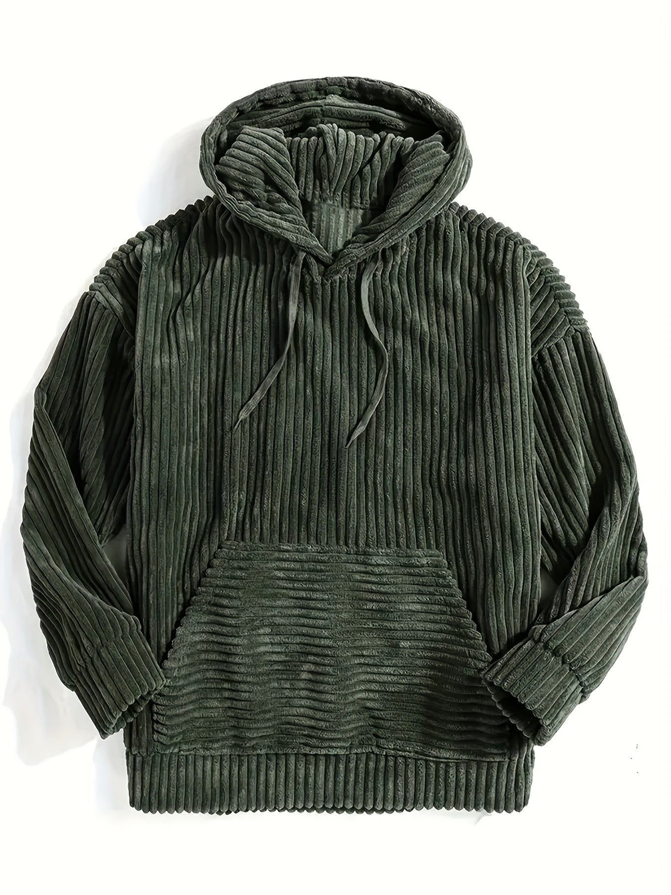 PULLOVER MIT KAPUZE AUS CORD