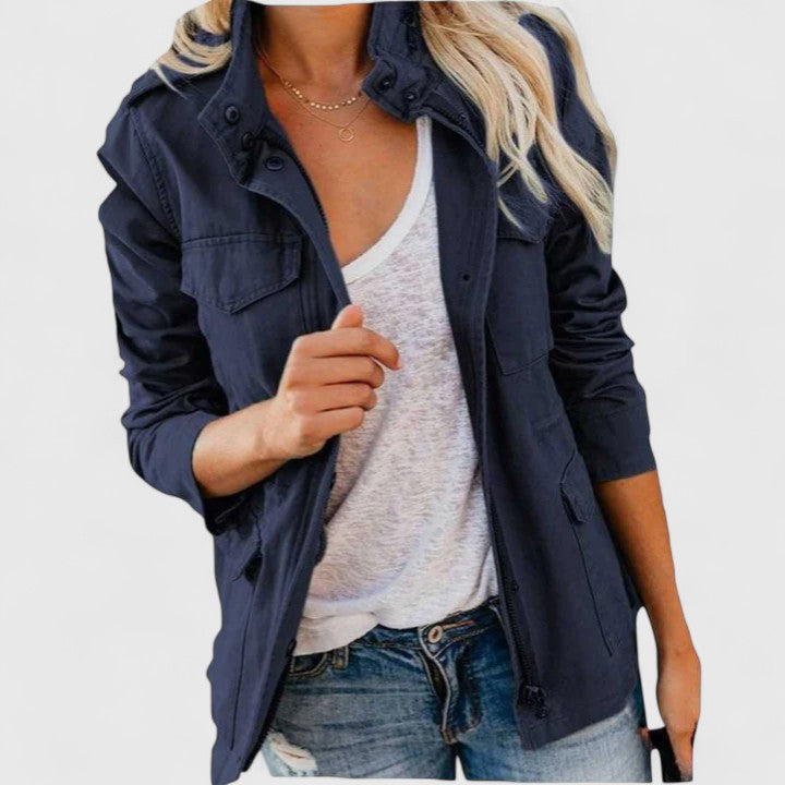 Parka Damen | Pattentaschen & Taillenkordel 2