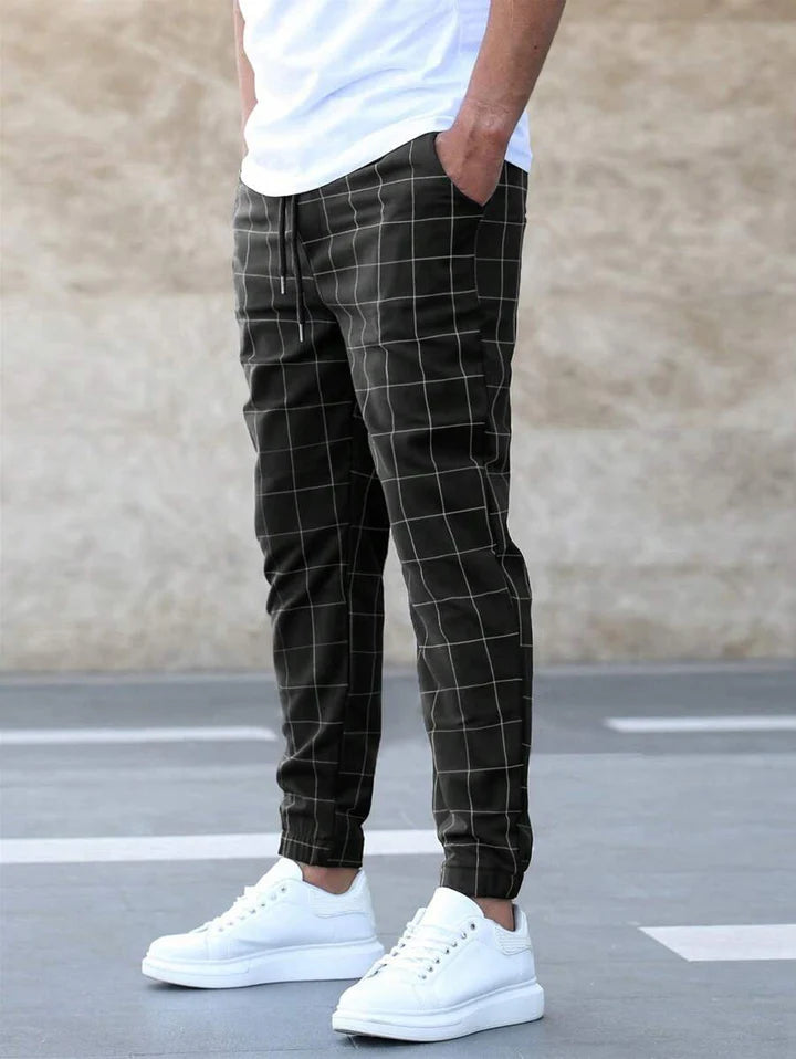 Parker - Karierte Stretch-Hose 3