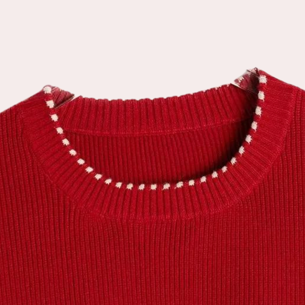 Peninah - Weicher Rundhals Pullover für Frauen