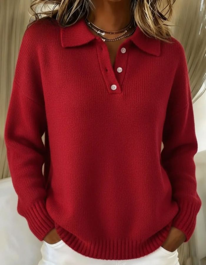 Polo Pullover Damen | Leicht & Formbeständig 3