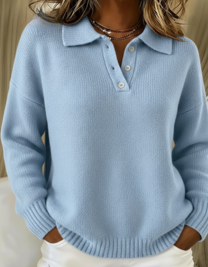 Polo Pullover Damen | Leicht & Formbeständig 1