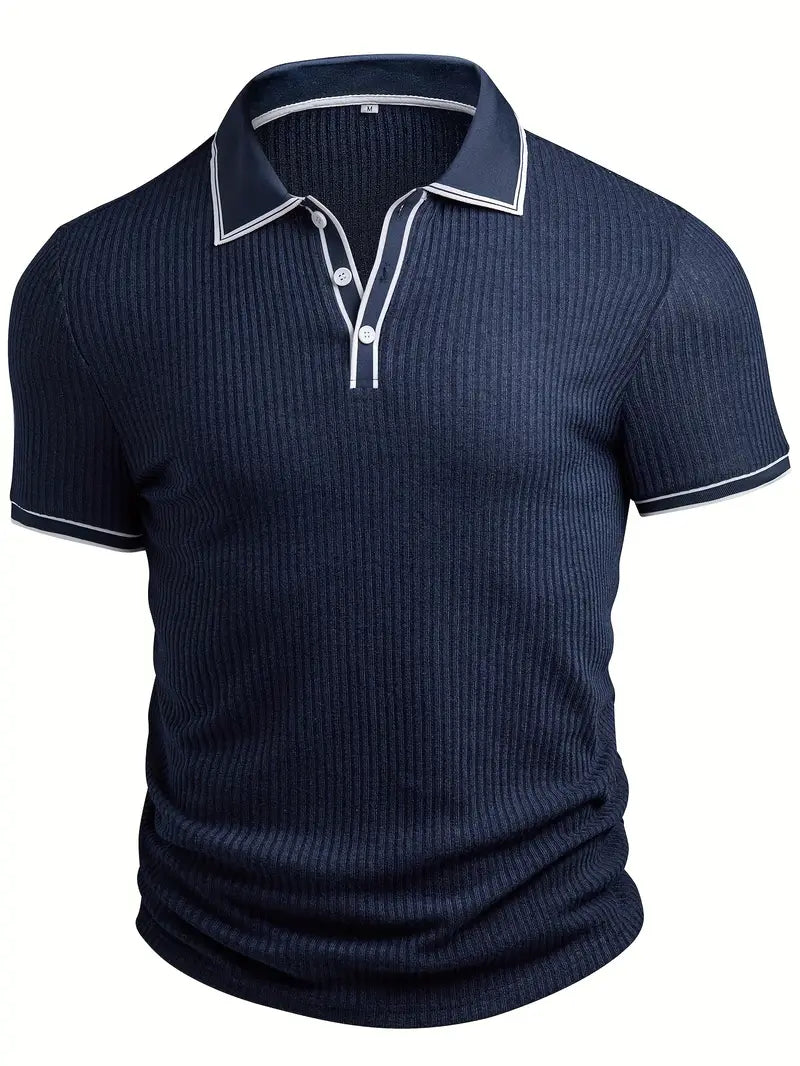 Polohemd Herren | Gerippt & Elegant