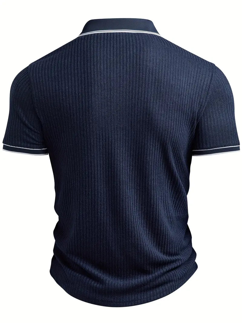 Polohemd Herren | Gerippt & Elegant
