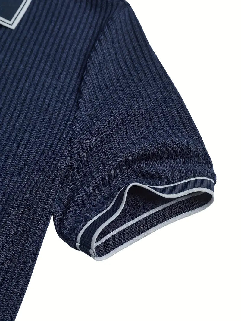 Polohemd Herren | Gerippt & Elegant