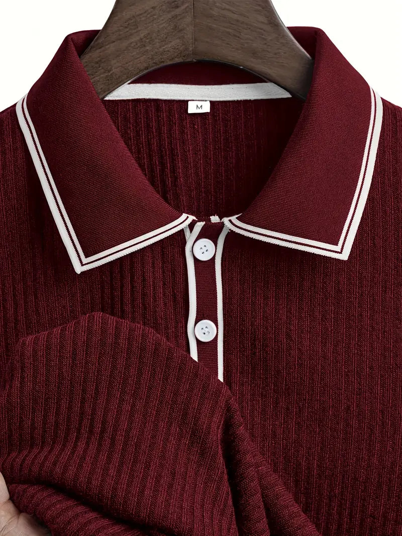 Polohemd Herren | Gerippt & Elegant