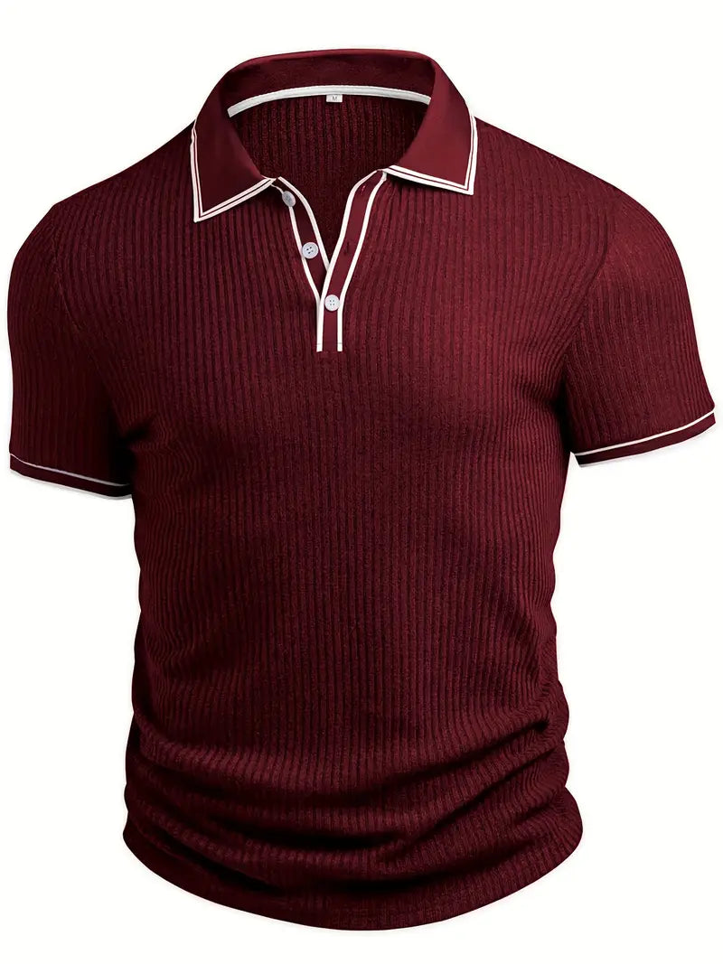 Polohemd Herren | Gerippt & Elegant