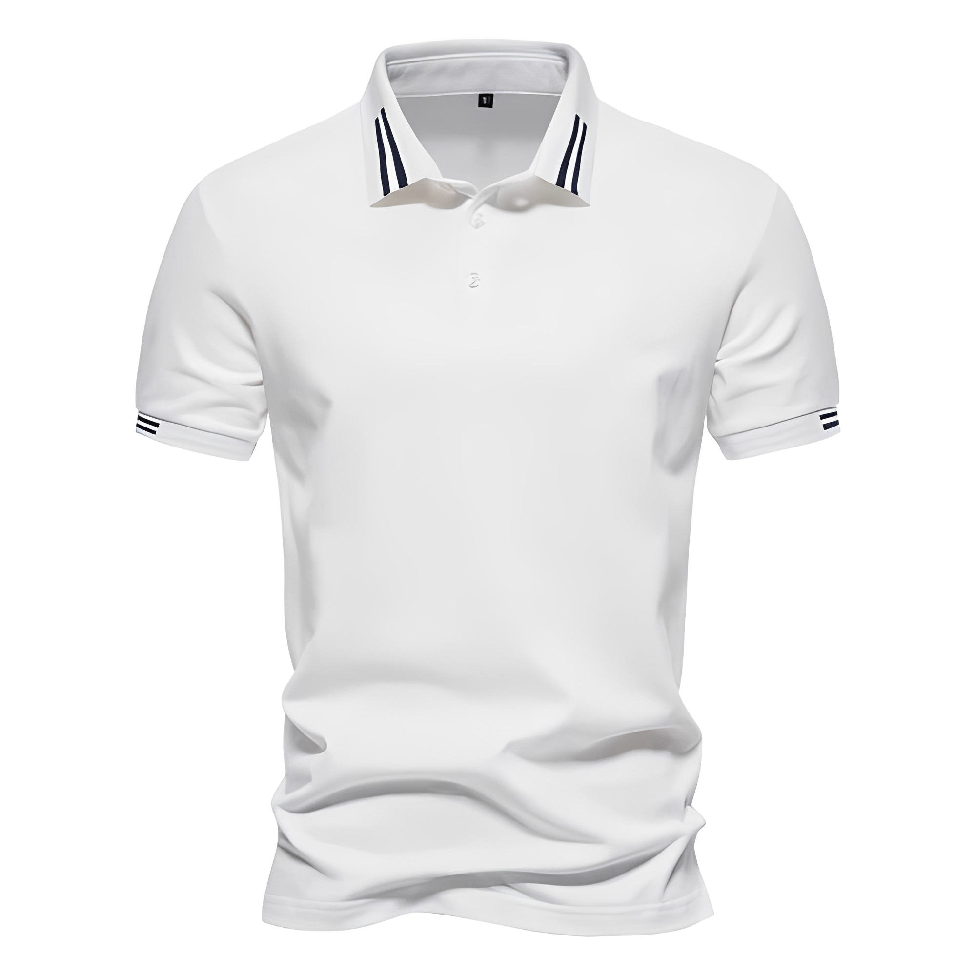 Polohemd Herren | Klassisch & Sportlich mit Streifendetails