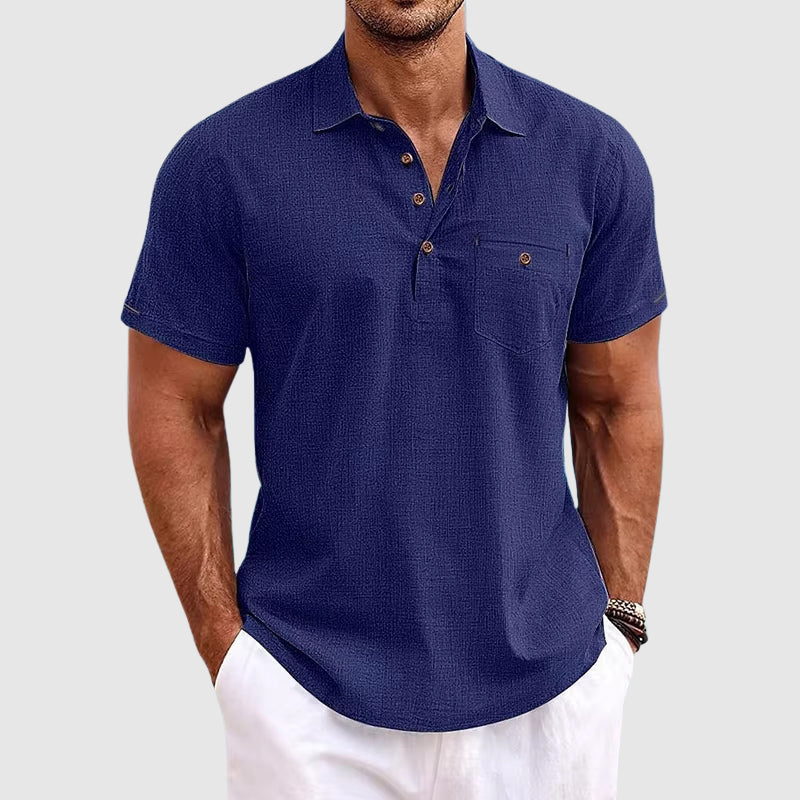 Polohemd Herren | Leinen & Sommerlich