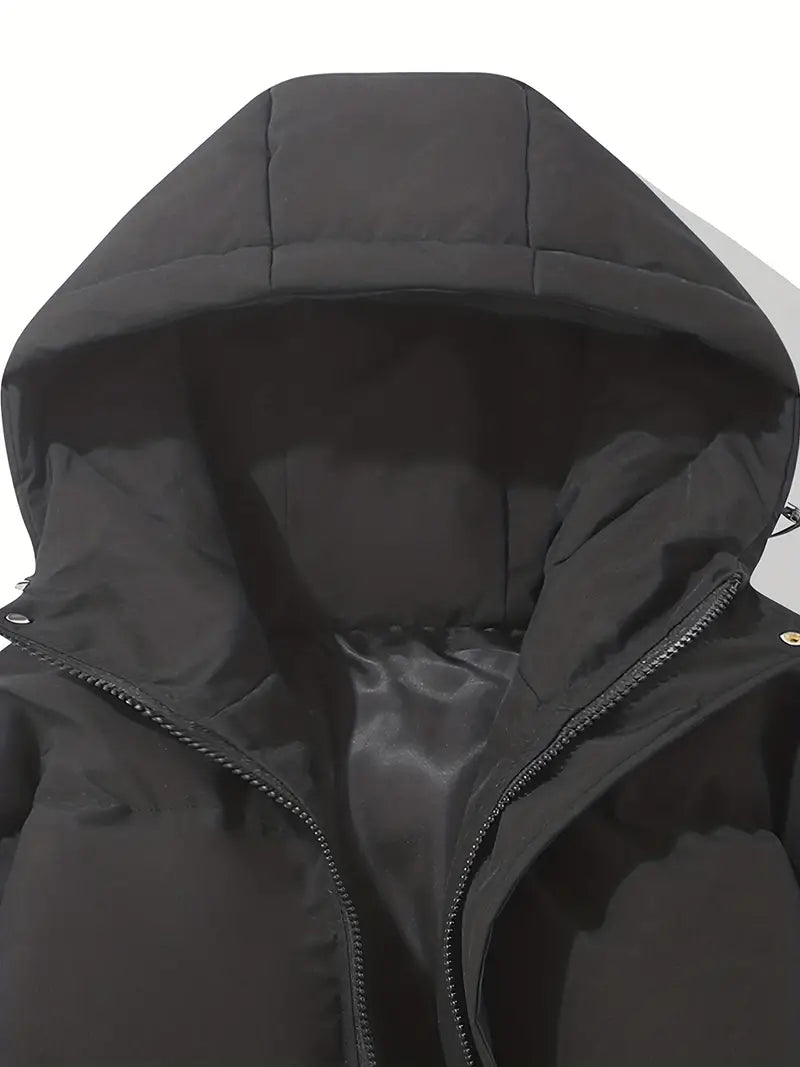 Pufferjacke Damen | Steppdesign mit Kapuze 6