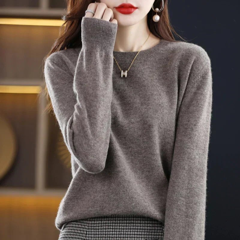 Pullover Damen | Rundhalsausschnitt & Weich
