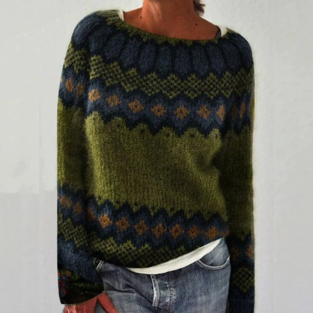 Pullover Damen | Skandinavisches Muster & Warm 1