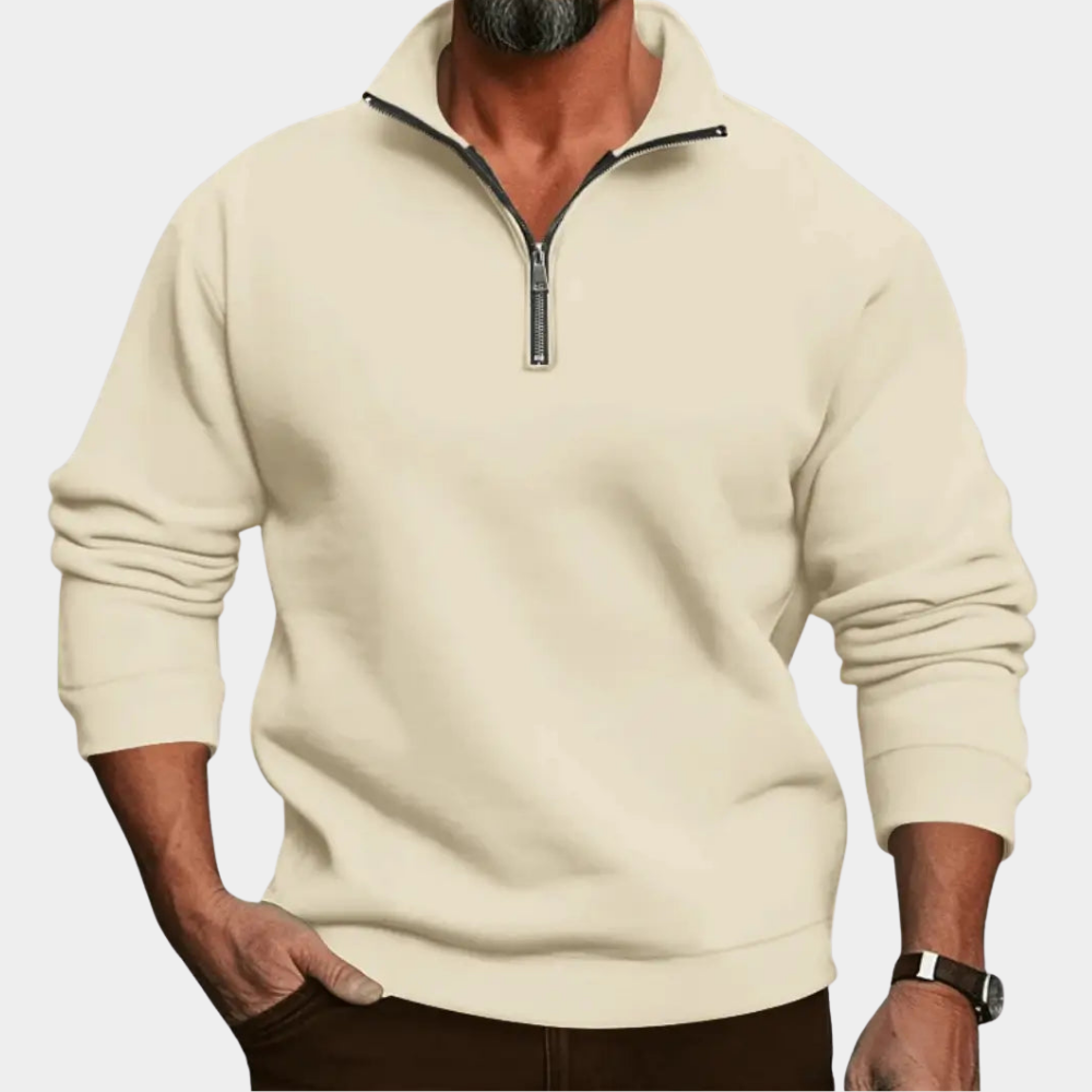 Pullover Herren | Mit Reißverschluss & Ganztags-Komfort 2