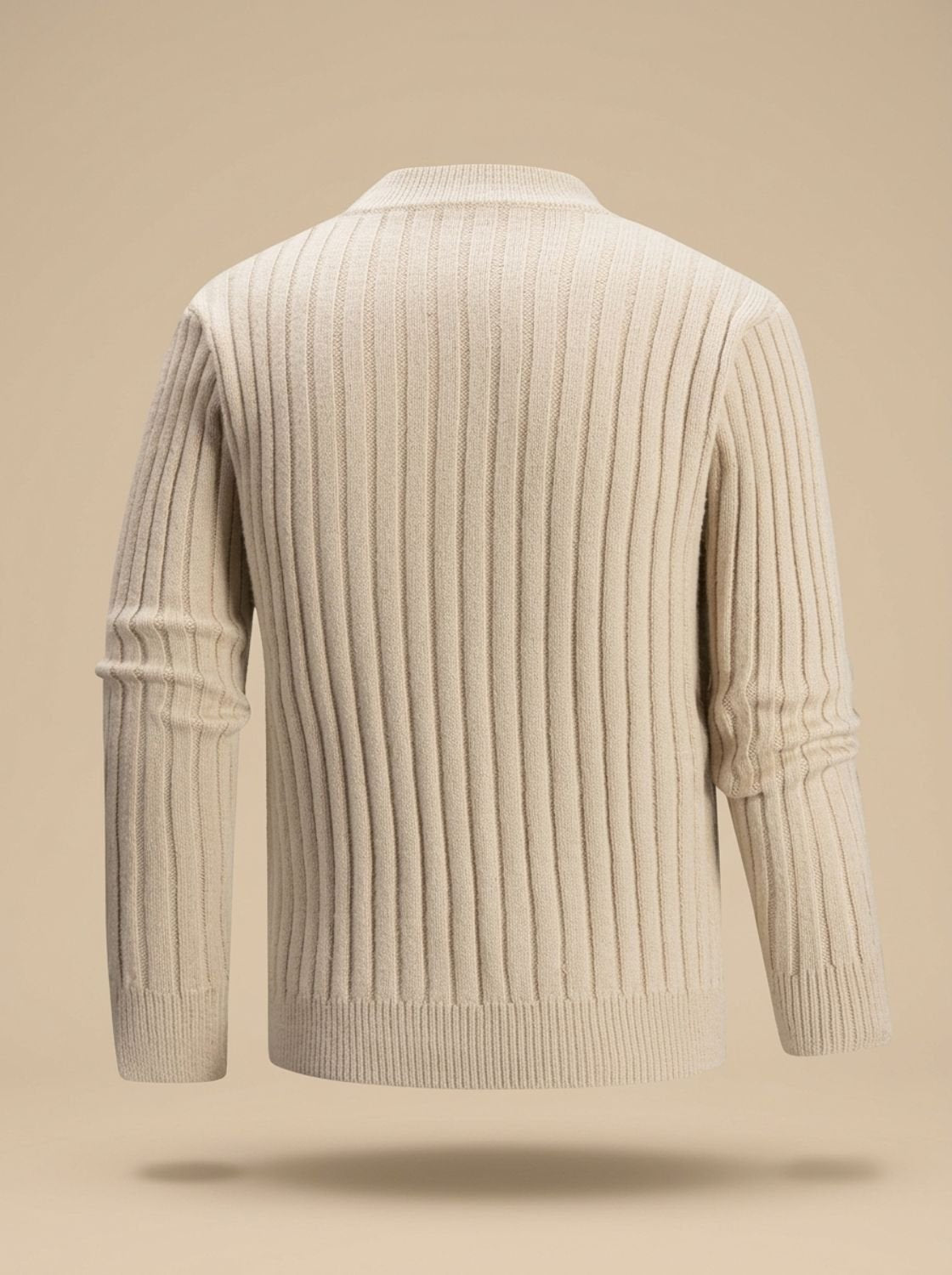 Pullover Herren Zopfmuster | Feinstrick mit Rollkragen