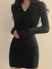 Vestido camisola de malha integral