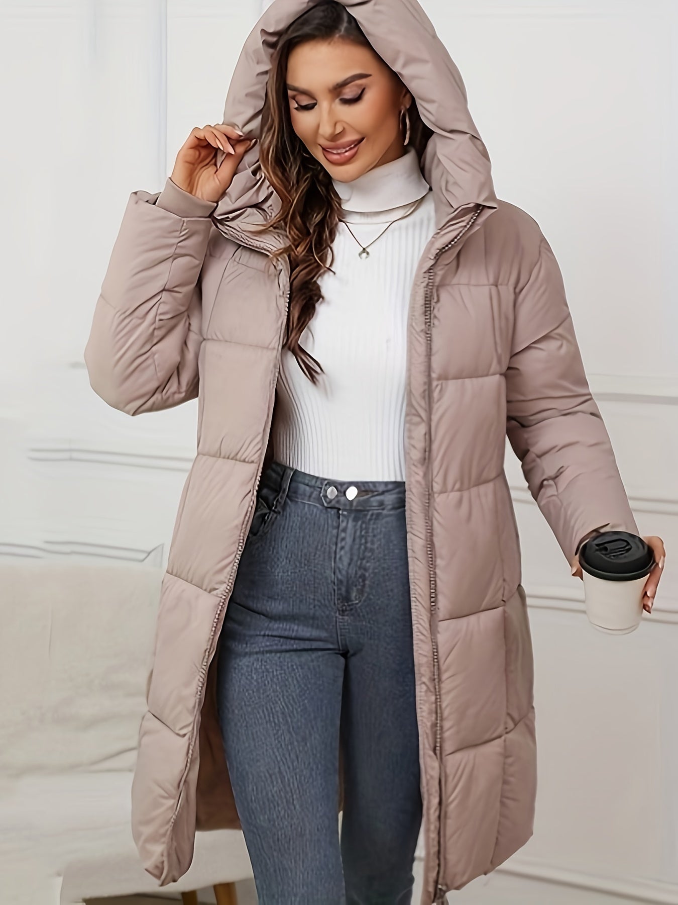 Quinn - Stylische warme Damen-Pufferjacke