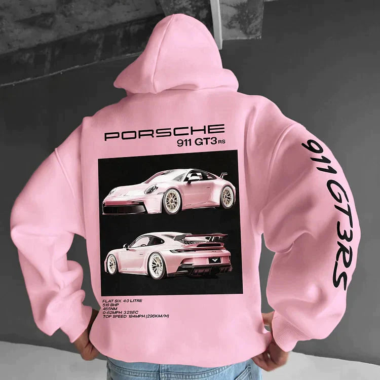 Racing Hoodie für Herren | Oversize Komfort & Auto-Details