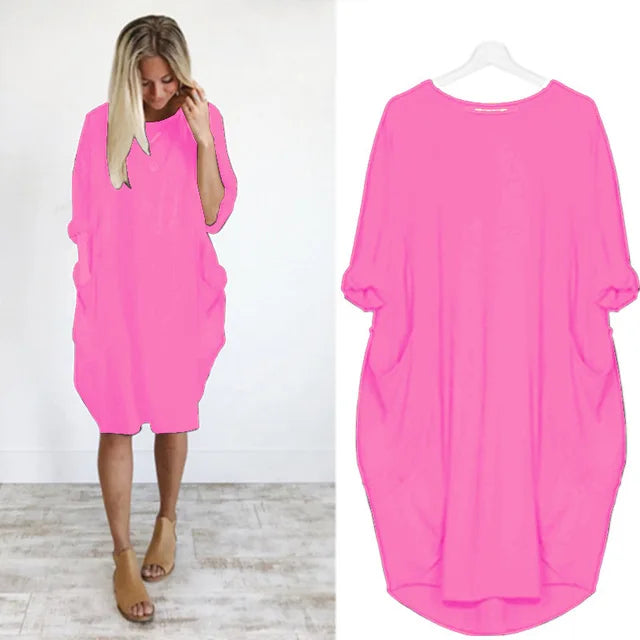 Raffiniertes bauchbedeckendes Kleid