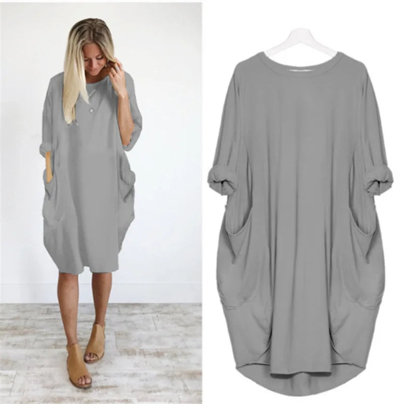 Raffiniertes bauchbedeckendes Kleid