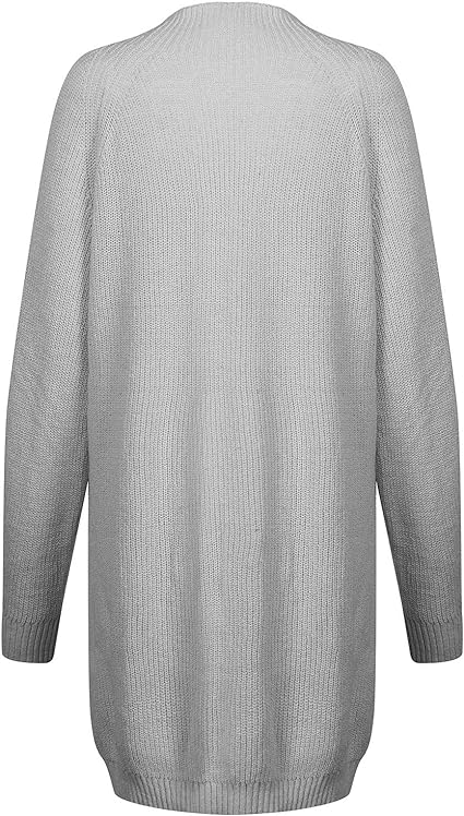 Rollkragen-Strickkleid in breiter Passform