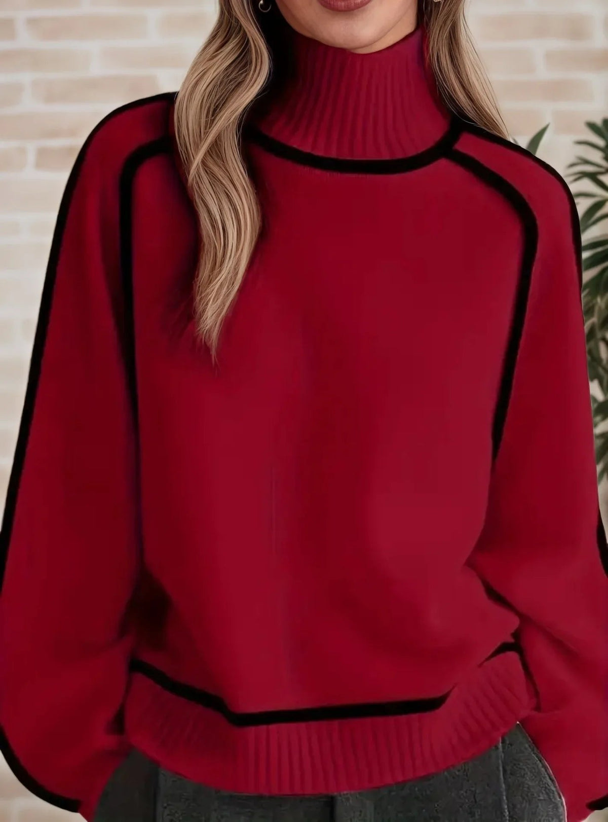 Amelia | Stilvoller und kuscheliger Oversize-Rollkragenpullover 5